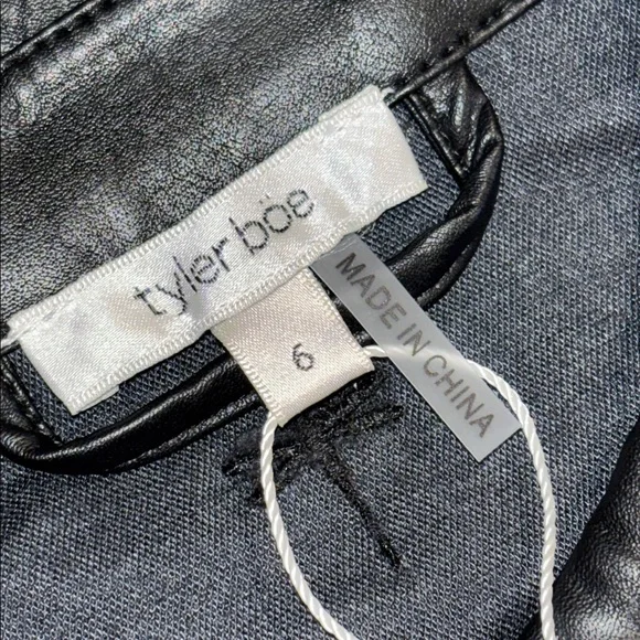 Tyler Boe Women's Veronica Leather Dress NWT size 6 - Picture 6 of 6